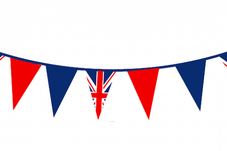 Image of cartoon jubilee bunting