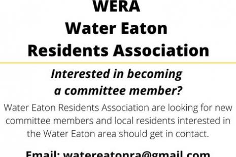 Image of Water Eaton Residents Association poster to become a member