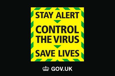 Image of Stay Alert Government Banner