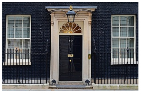 Image of No 10 Downing Street front Door