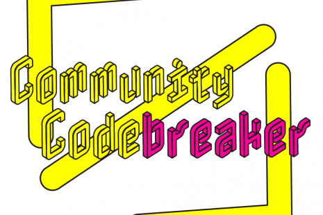 Image of Community Codebreaker neon text